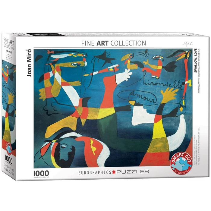 EuroGraphics 6000-0859 - Swallow Love, Miró - 1000 db-os puzzle