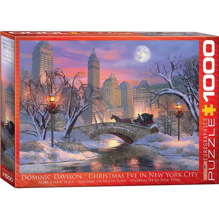 EuroGraphics 6000-0915 - Christmas Eve in New York, Dominic Davison - 1000 db-os puzzle