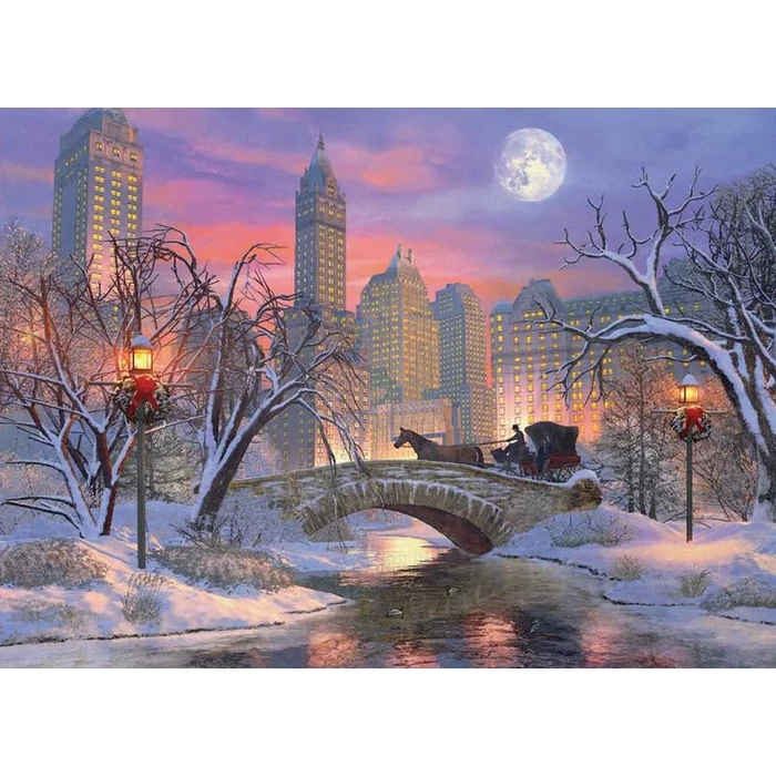 EuroGraphics 6000-0915 - Christmas Eve in New York, Dominic Davison - 1000 db-os puzzle