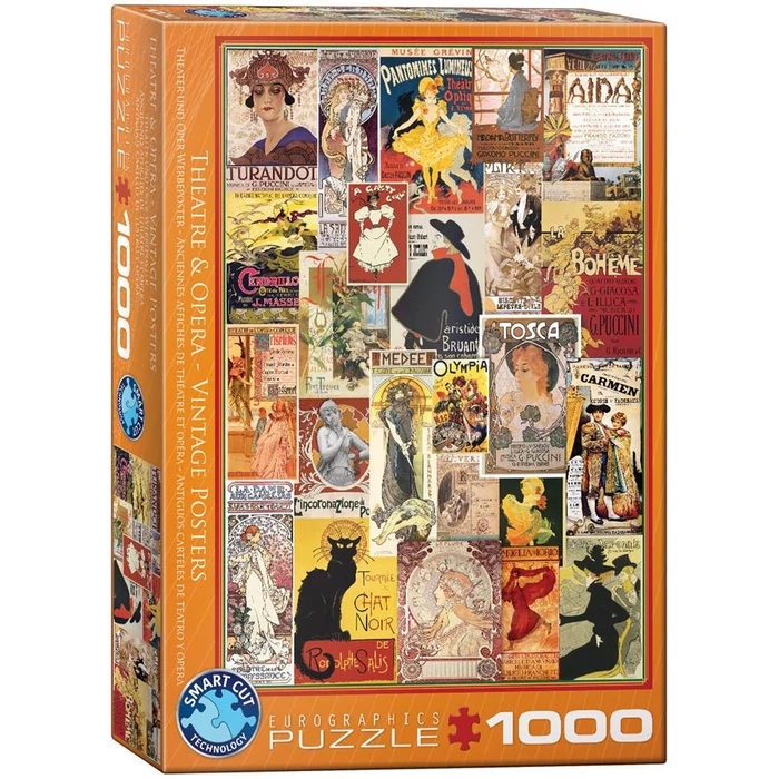 EuroGraphics 6000-0935 - Theatre & Opera - 1000 db-os puzzle
