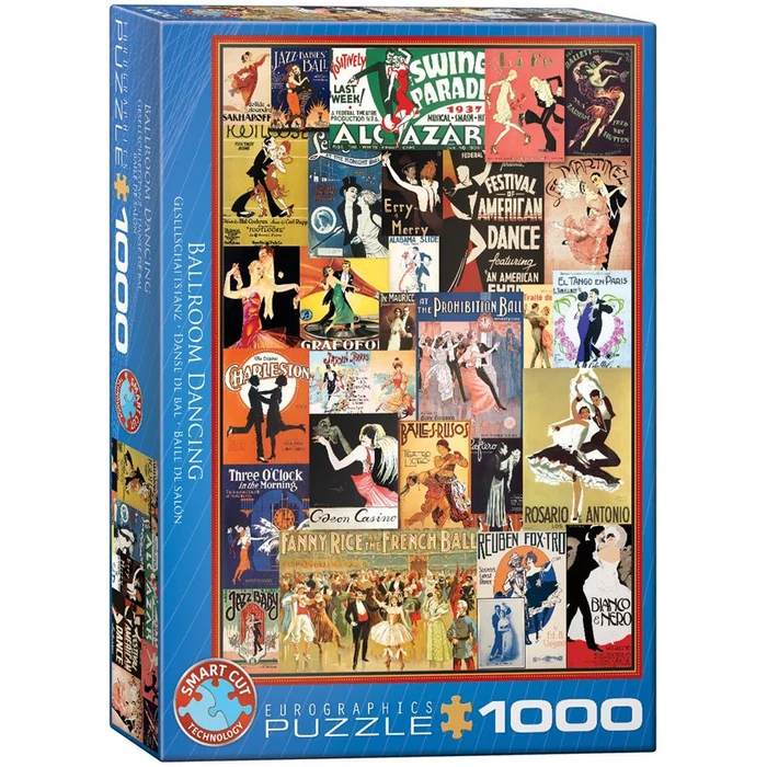 EuroGraphics 6000-0936 - Ballroom Dancing - 1000 db-os puzzle