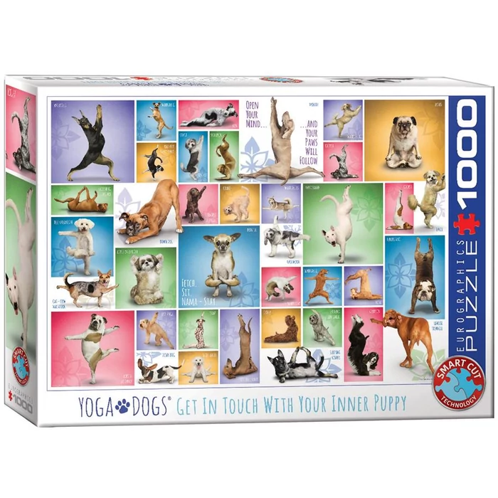 EuroGraphics 6000-0954 - Yoga Dogs - 1000 db-os puzzle