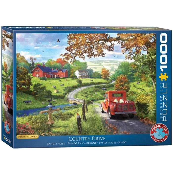 EuroGraphics 6000-0968 - Country Drive, Dominic Davison - 1000 db-os puzzle