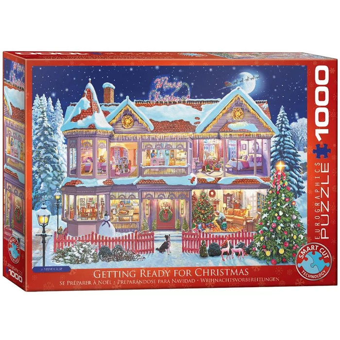 EuroGraphics 6000-0973 - Getting Ready for Christmas, Steve Crisp - 1000 db-os puzzle