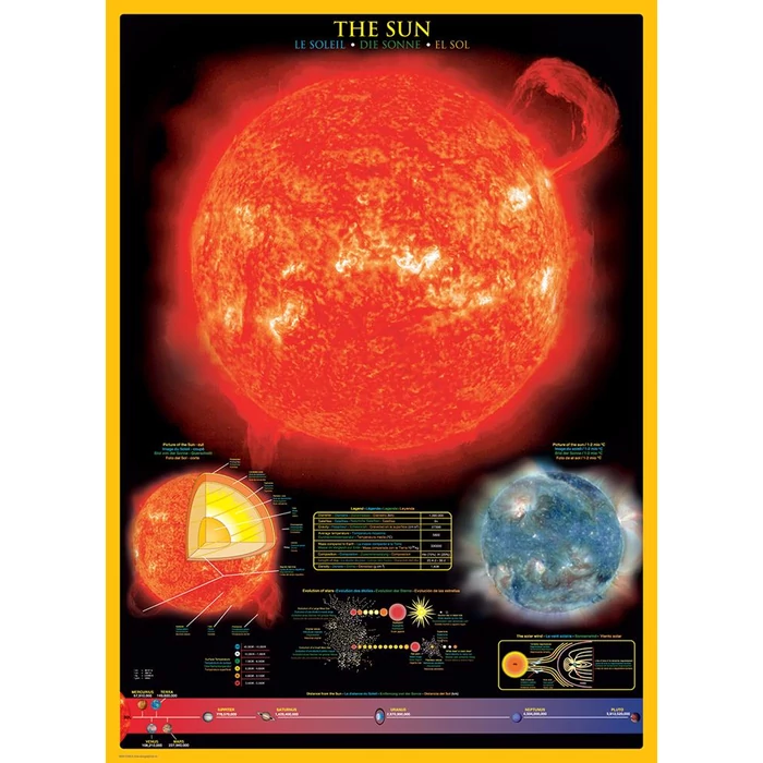 EuroGraphics 6000-1008 - The Sun - 1000 db-os puzzle