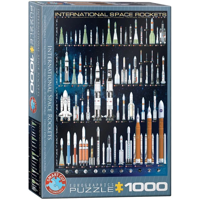 EuroGraphics 6000-1015 - International Space Rockets - 1000 db-os puzzle