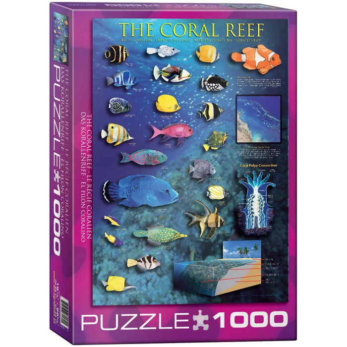 EuroGraphics 6000-1170 - The Coral Reef - 1000 db-os puzzle
