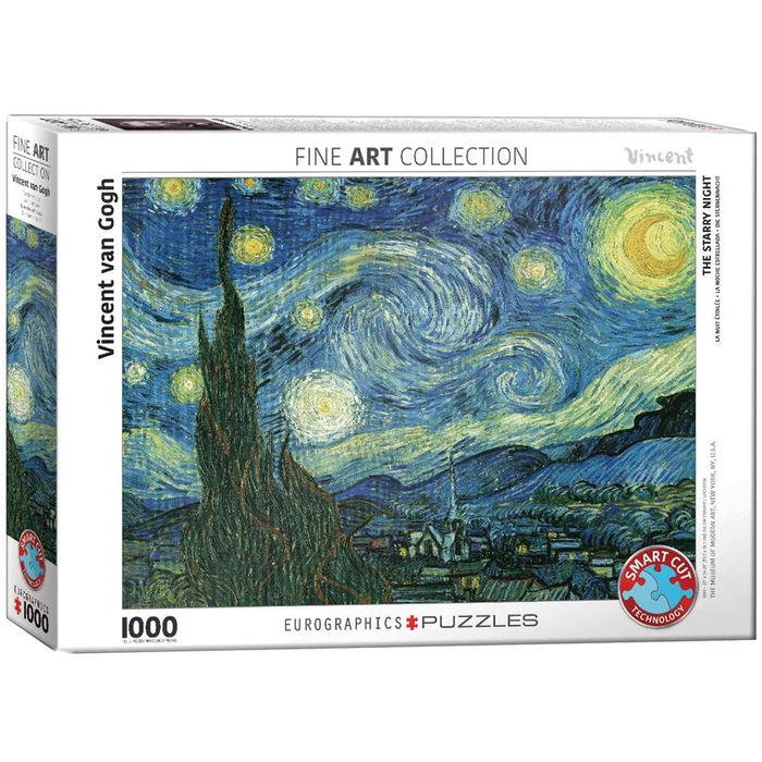 EuroGraphics 6000-1204 - Starry Night, Van Gogh - 1000 db-os puzzle