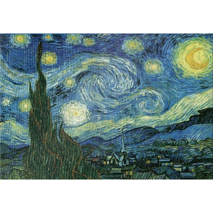 EuroGraphics 6000-1204 - Starry Night, Van Gogh - 1000 db-os puzzle