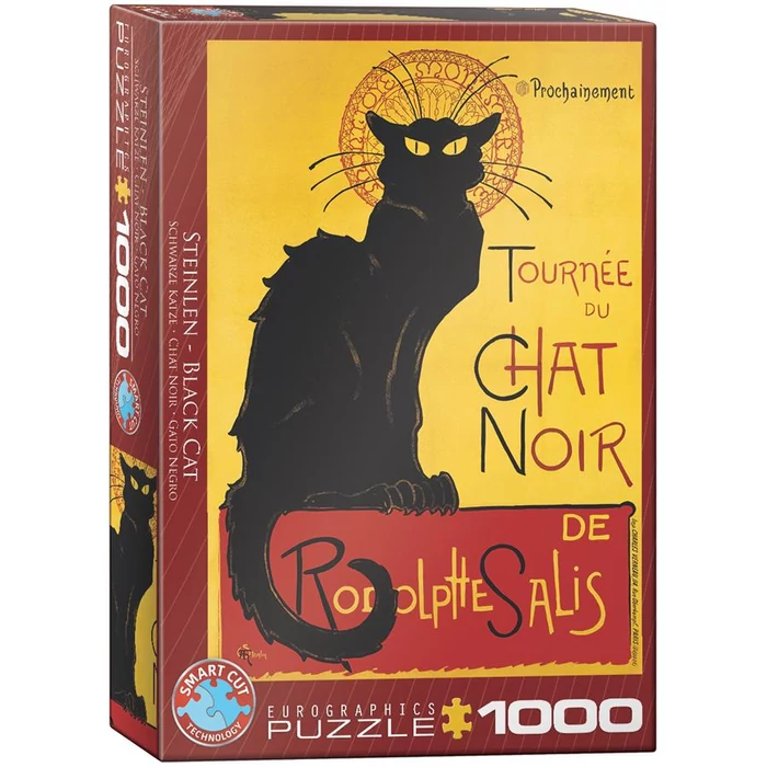 EuroGraphics 6000-1399 - Tournée du Chat Noir - 1000 db-os puzzle