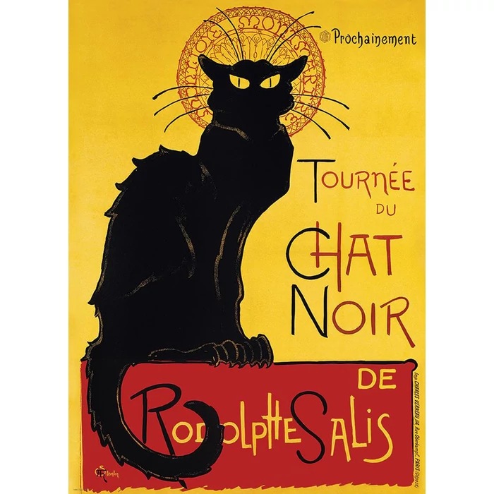 EuroGraphics 6000-1399 - Tournée du Chat Noir - 1000 db-os puzzle