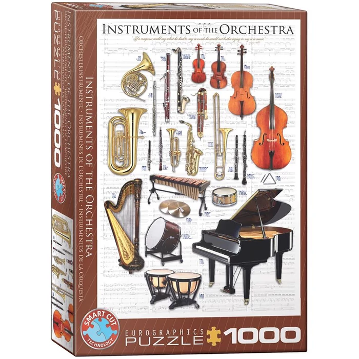 EuroGraphics 6000-1410 - Instruments of the Orchestra - 1000 db-os puzzle