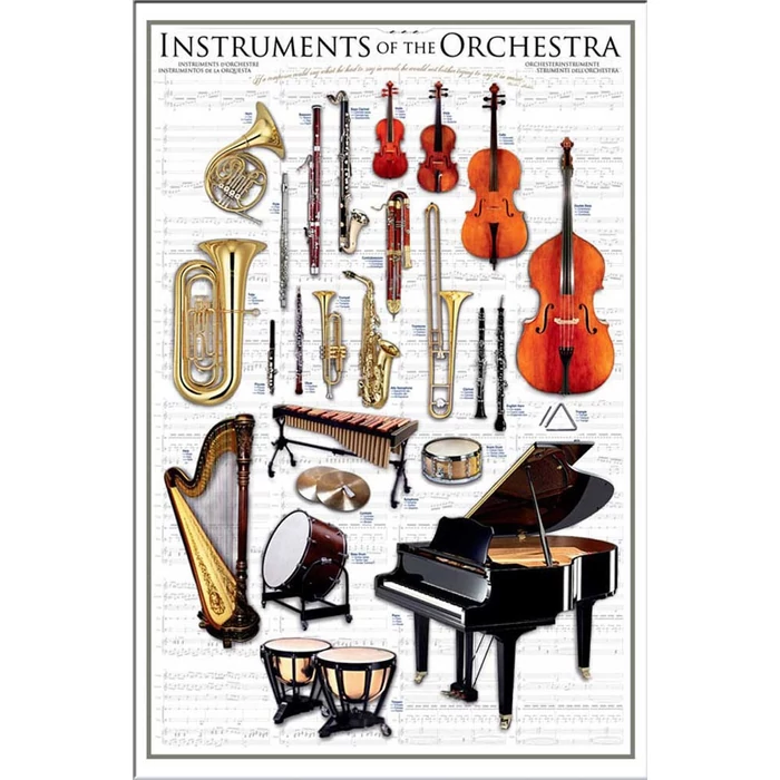 EuroGraphics 6000-1410 - Instruments of the Orchestra - 1000 db-os puzzle