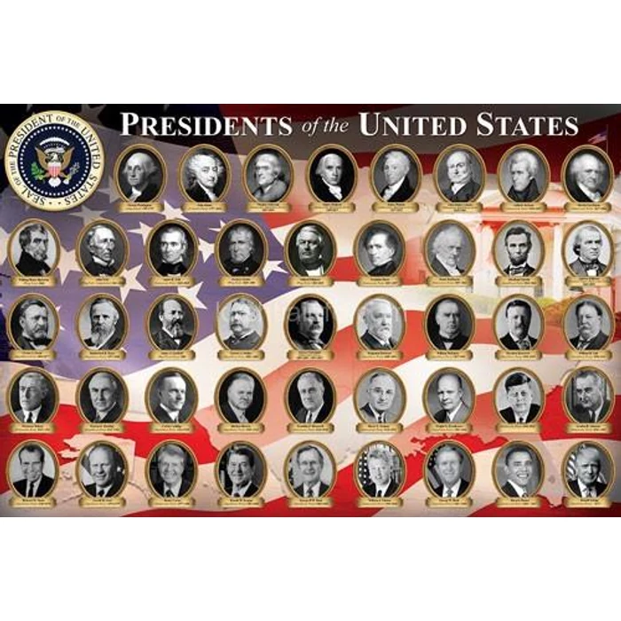 EuroGraphics 6000-1432 - Presidents of the United States - 1000 db-os puzzle