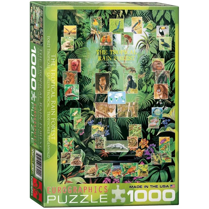 EuroGraphics 6000-2790 - The Tropical Rain Forest - 1000 db-os puzzle