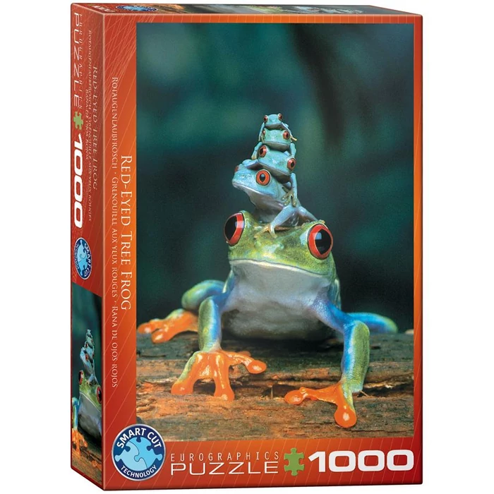 EuroGraphics 6000-3004- Red Eyed Tree Frog- 1000 db-os puzzle
