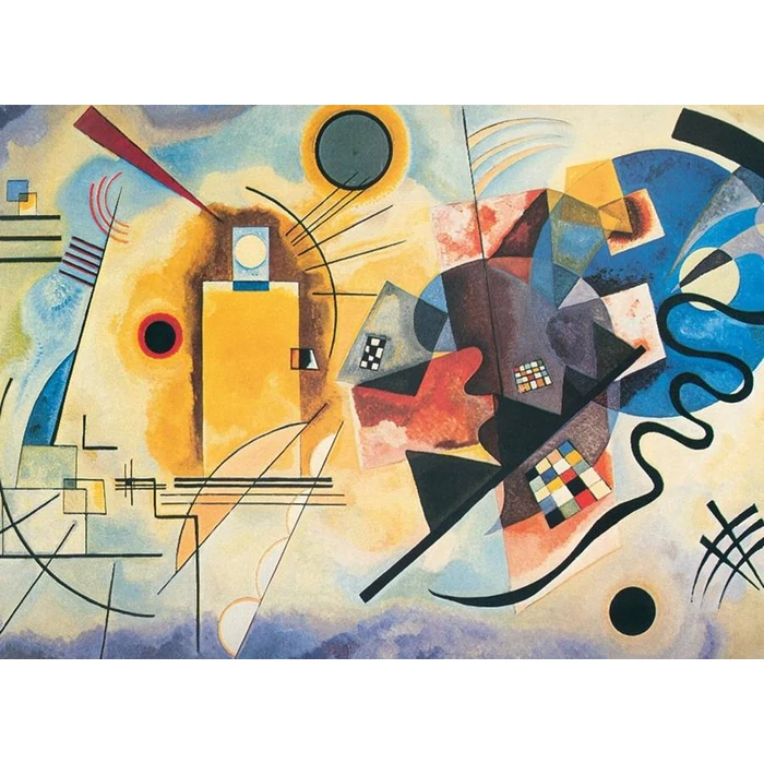 EuroGraphics 6000-3271 - Yellow Red Blue, Kandinsky - 1000 db-os puzzle
