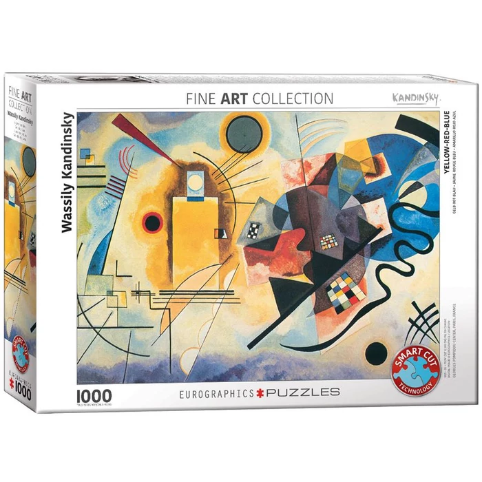 EuroGraphics 6000-3271 - Yellow Red Blue, Kandinsky - 1000 db-os puzzle
