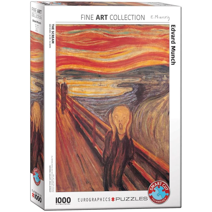 EuroGraphics 6000-4489 - The Scream, Munch - 1000 db-os puzzle
