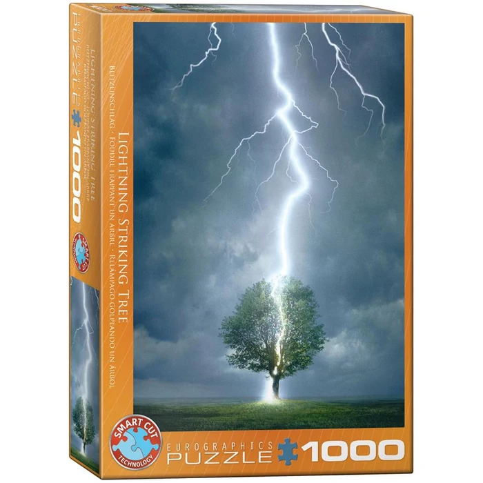EuroGraphics 6000-4570 - Lightning Striking Tree - 1000 db-os puzzle