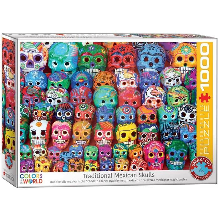 EuroGraphics 6000-5316 - Traditional Mexican Skulls - 1000 db-os puzzle