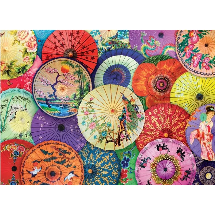 EuroGraphics 6000-5317 - Asian Oil-Paper Umbrellas - 1000 db-os puzzle