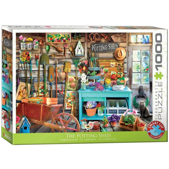 EuroGraphics 6000-5346 - The Potting Shed - 1000 db-os puzzle