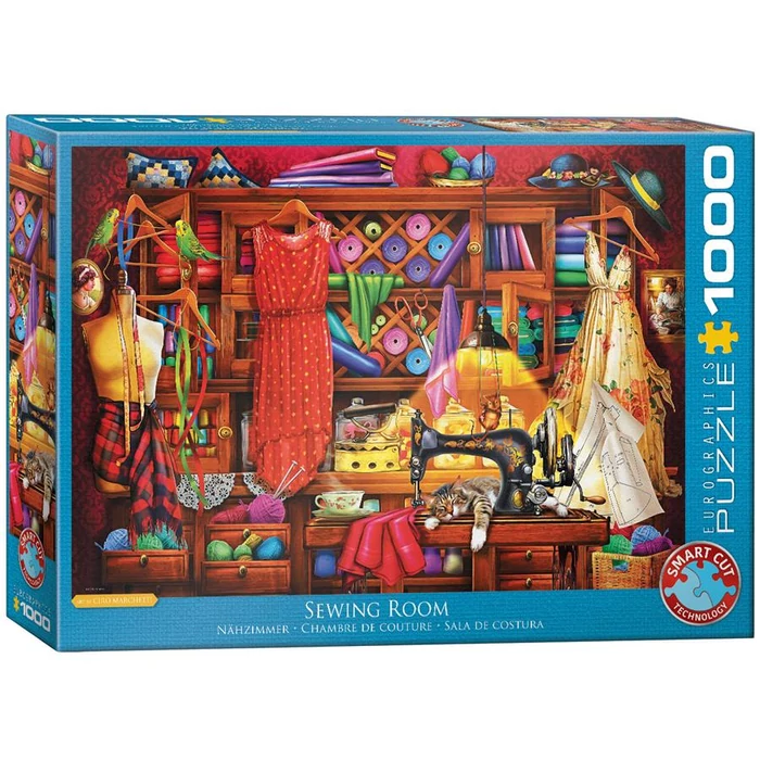 EuroGraphics 6000-5347 - Sewing Room - 1000 db-os puzzle