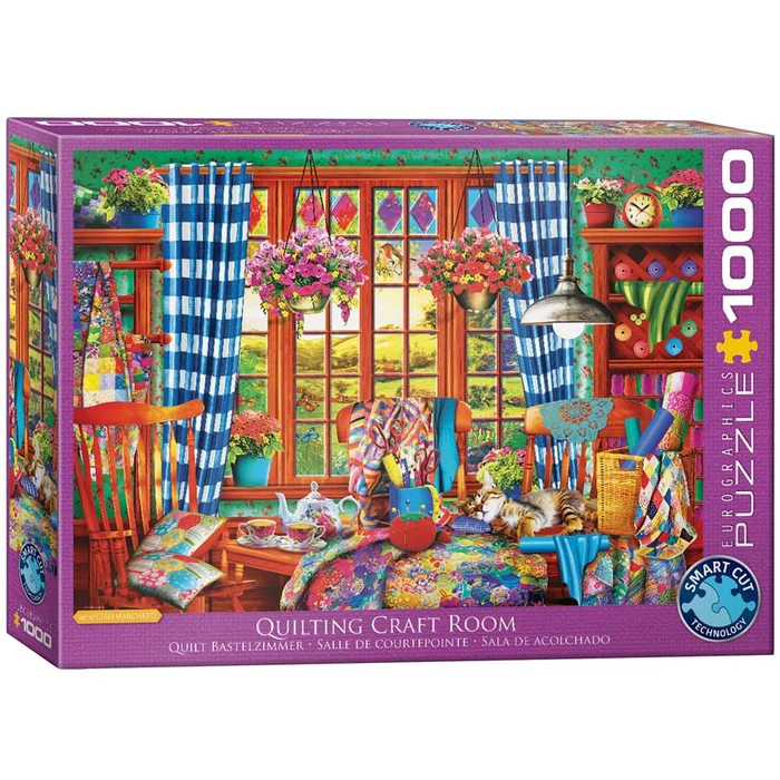 EuroGraphics 6000-5348 - Quilting Craft Room - 1000 db-os puzzle