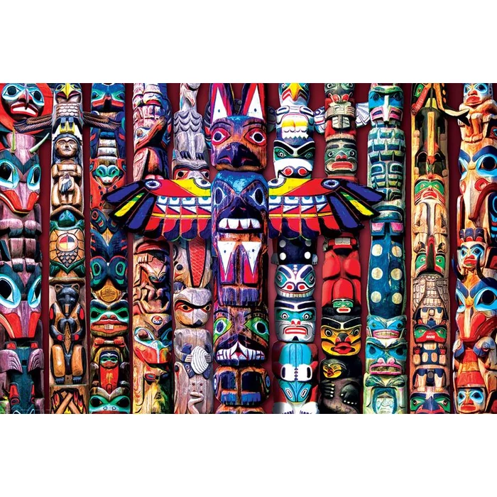 EuroGraphics 6000-5349 - Totem Poles - 1000 db-os puzzle