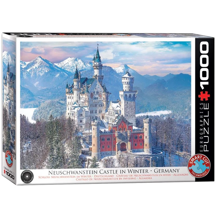 EuroGraphics 6000-5419 - Neuschwanstein Castle in Winter - 1000 db-os puzzle