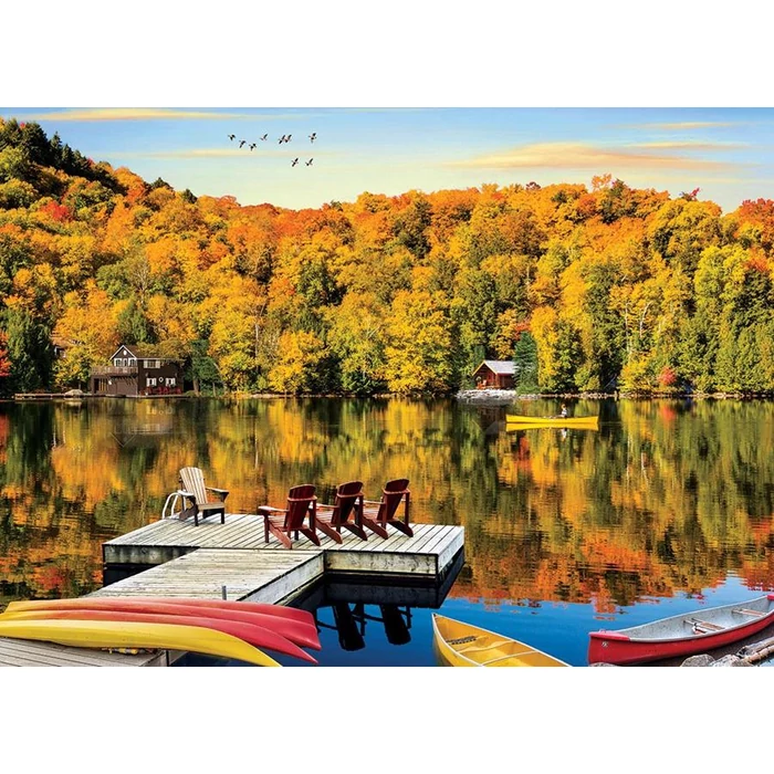 EuroGraphics 6000-5427 - Lakeside Cottage, Quebec - 1000 db-os puzzle