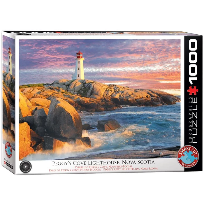 EuroGraphics 6000-5437 - Peggy's Cove Lighthouse, Nova Scotia - 1000 db-os puzzle