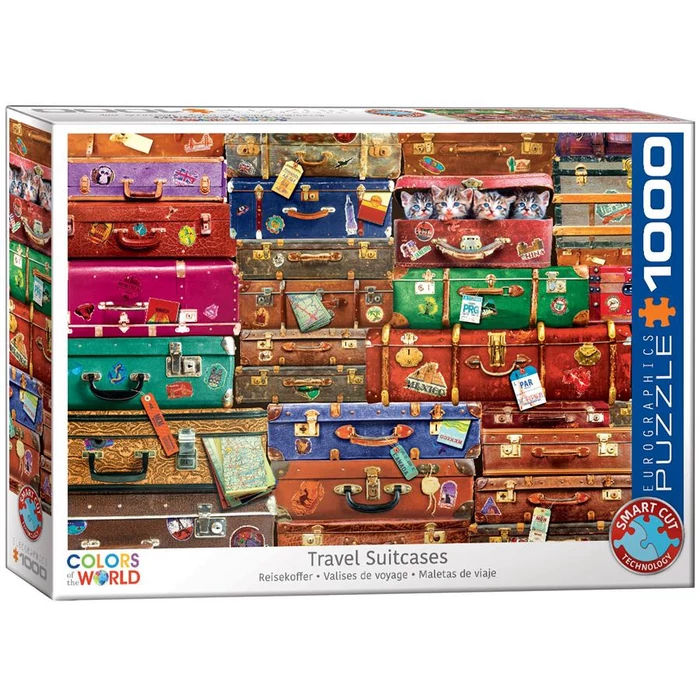 EuroGraphics 6000-5468 - Travel Suitcases - 1000 db-os puzzle
