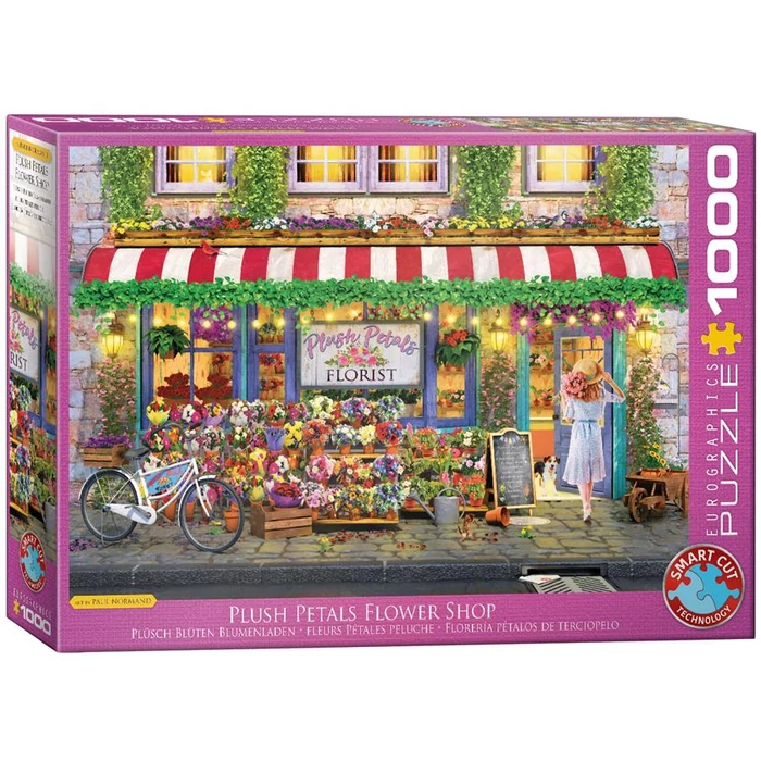 EuroGraphics 6000-5518 - Plush Petals Florist, Paul Normand - 1000 db-os puzzle