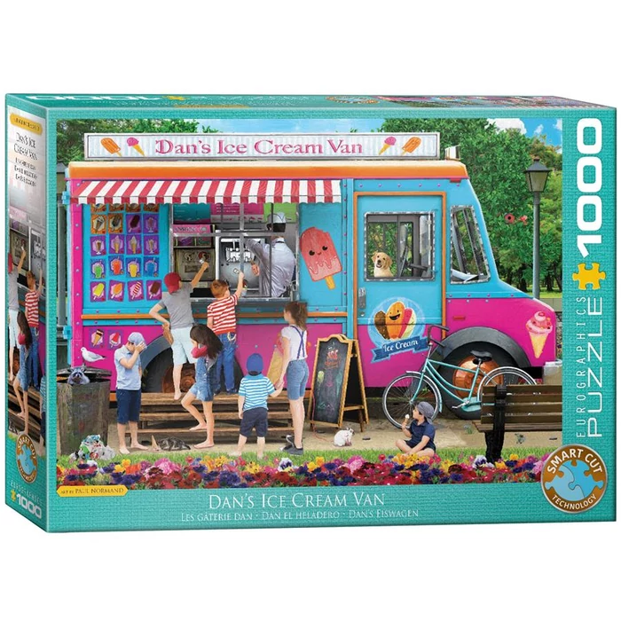 EuroGraphics 6000-5519 - Dan's Ice Cream Van, Paul Normand - 1000 db-os puzzle