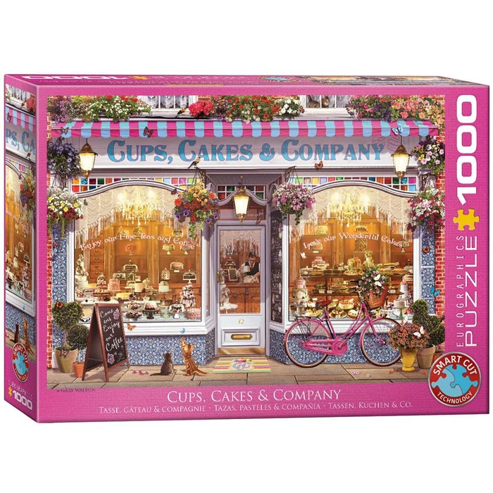 EuroGraphics 6000-5520 - Cups Cakes & Company - 1000 db-os puzzle