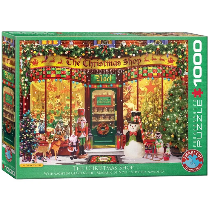 EuroGraphics 6000-5521 - The Christmas Shop, Garry Walton - 1000 db-os puzzle