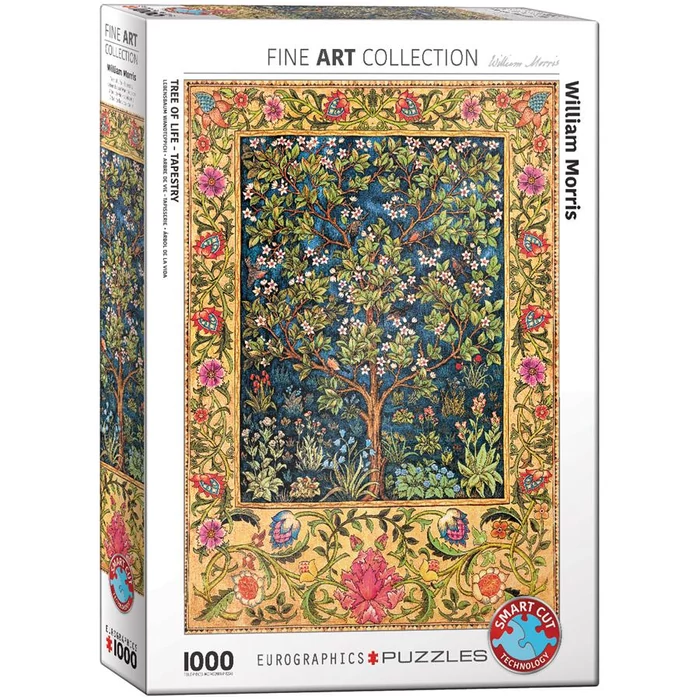 EuroGraphics 6000-5609 - Tree of Life Tapestry by William Morris - Fine Art Collection - 1000 db-os puzzle