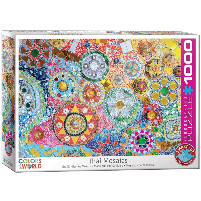 EuroGraphics 6000-5637 - Thailand Mosaics - 1000 db-os puzzle