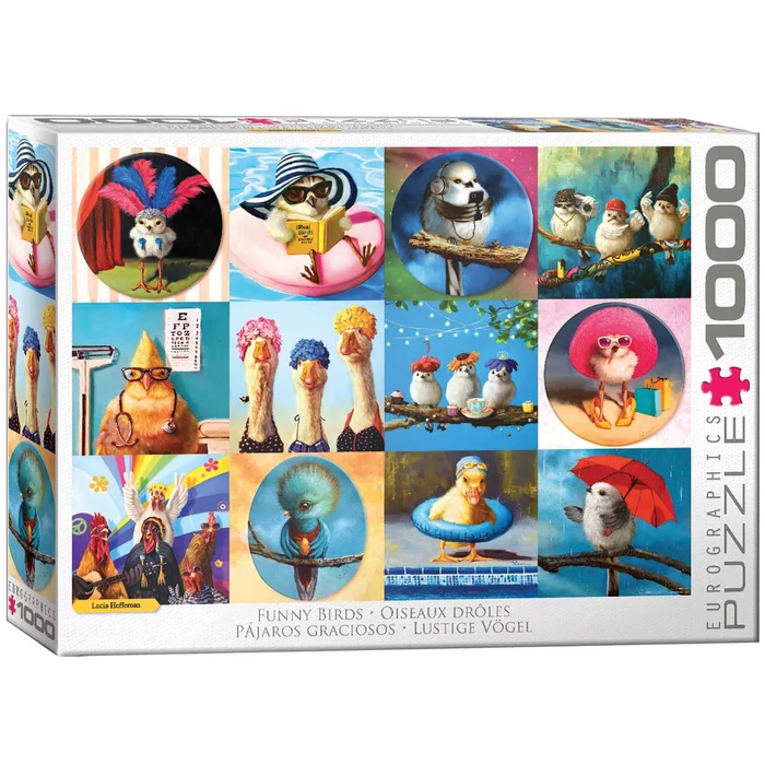 EuroGraphics 6000-5771 - Funny Birds, Lucia Heffernan 1000 db-os puzzle
