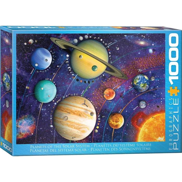 EuroGraphics 6000-5823 - Planets of the Solar System 1000 db-os puzzle
