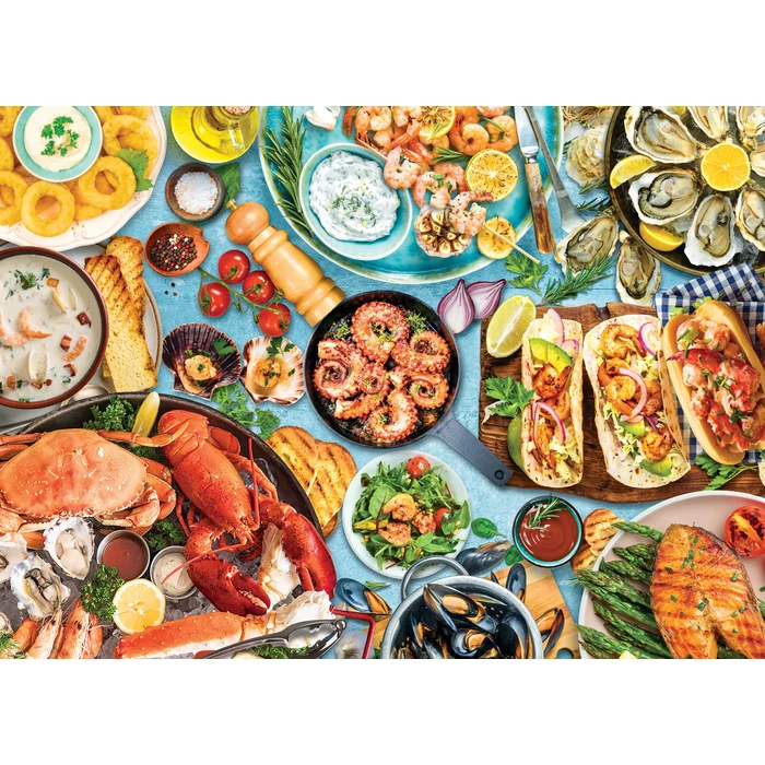 EuroGraphics 1000 db-os puzzle - Seafood Table (6000-5864)