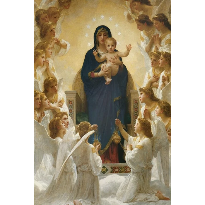 EuroGraphics 6000-7064 - Virgin with Angels, Bouguereau - 1000 db-os puzzle