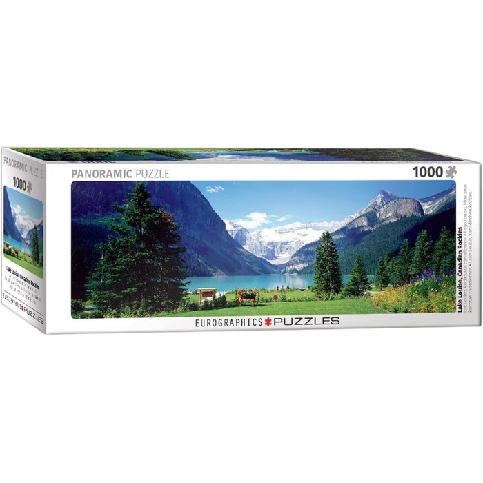 EuroGraphics 6010-1456 - Panoráma puzzle - Lake Louise  - 1000 db-os puzzle