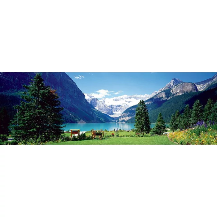 EuroGraphics 6010-1456 - Panoráma puzzle - Lake Louise  - 1000 db-os puzzle