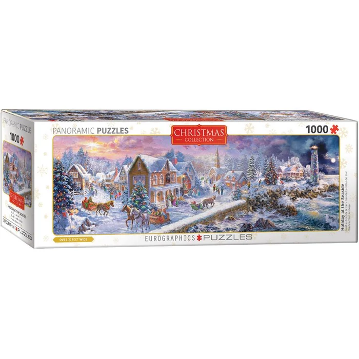 EuroGraphics 6010-5318 - Panoráma puzzle - Holiday at the Seaside - 1000 db-os puzzle