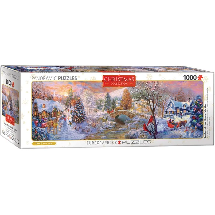 EuroGraphics 6010-5331 - Panoráma puzzle - To Grandma's House We Go - 1000 db-os puzzle