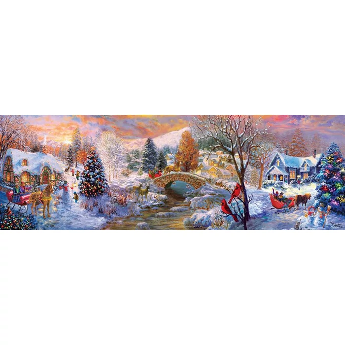 EuroGraphics 6010-5331 - Panoráma puzzle - To Grandma's House We Go - 1000 db-os puzzle