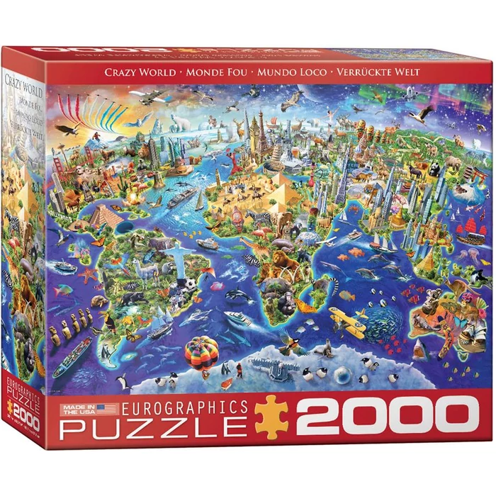 EuroGraphics 8220-5343 - Crazy World - 2000 db-os puzzle